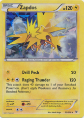 Zapdos 23/108 Cracked Ice Holo Promo - Theme Deck Exclusive